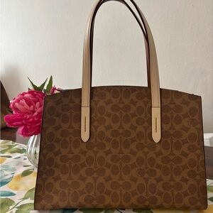 Elegant Brown Coach Bag
